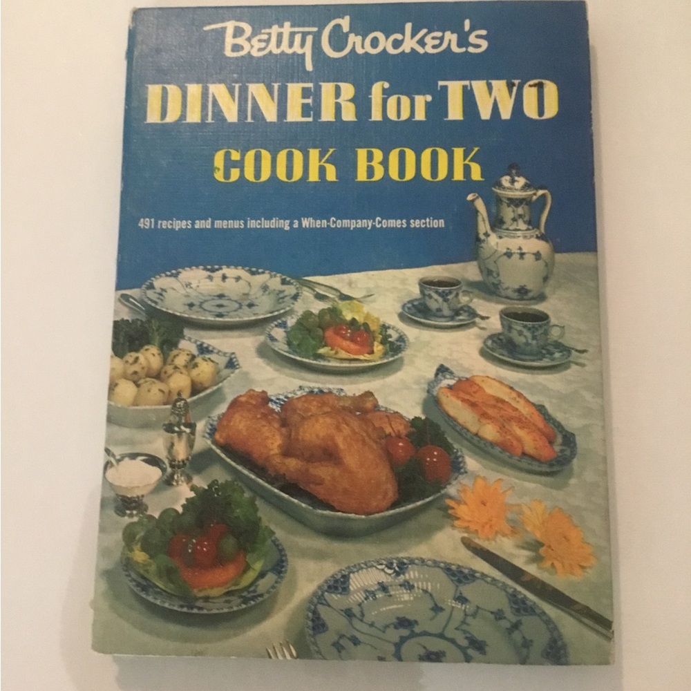 Betty Crocker Blue "Dinner for Two" Cook Book